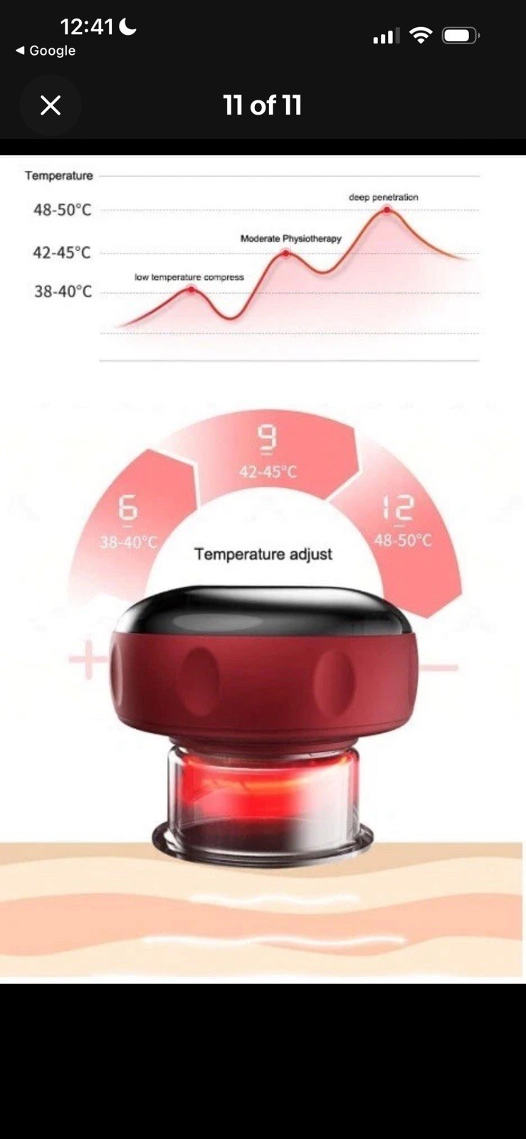Ccdobbs Smart Cupping Therapy Massager Set 2 Pcs Set 4 in 1 Electric Cup Massage