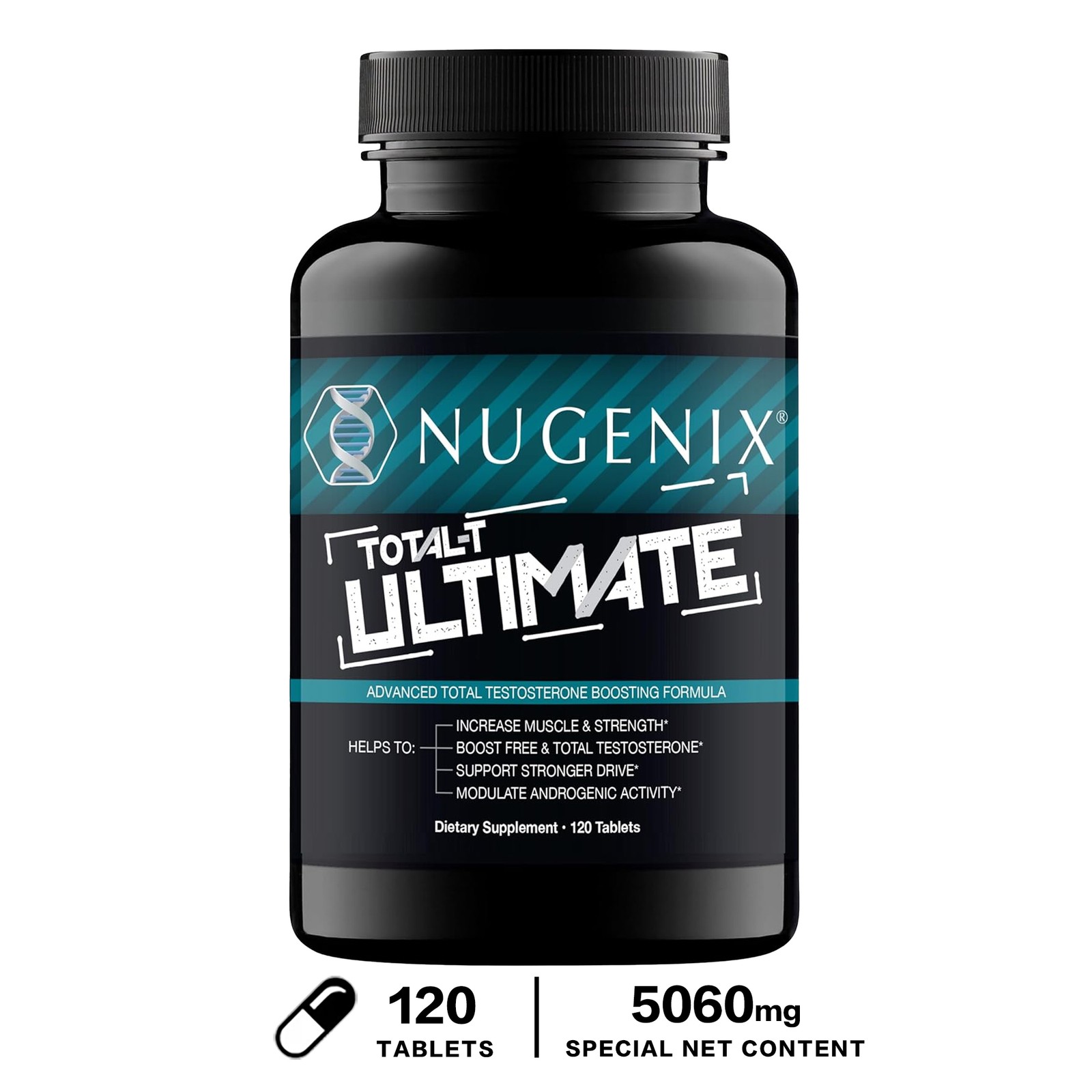 Nugenix Total-T Ultimate -Free and Total Testosterone Booster Supplement for Men