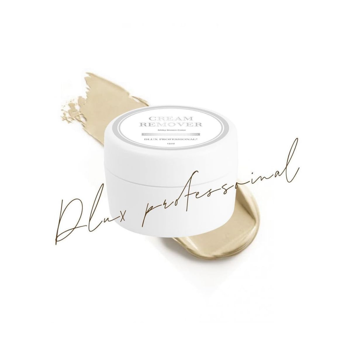 Eyelash Extensions Cream Glue Remover – 15Ml, Natural Pigment, Professional Eyel