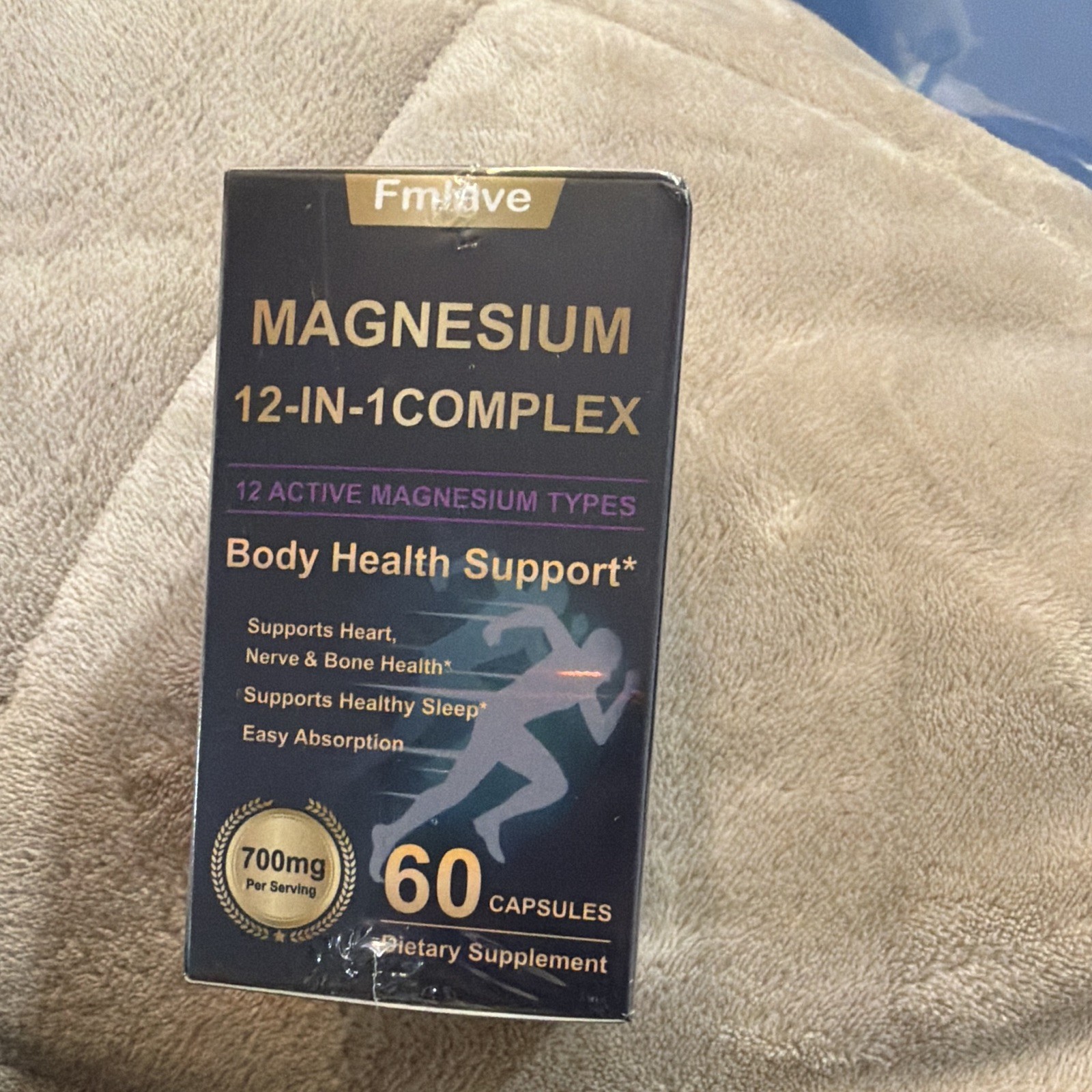 Fmlave Magnesium 12-in-1 Complex 700 mg Capsules 60 ct, Sleep, Heart, Bone