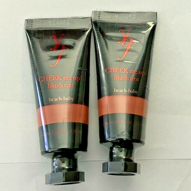 LOT OF 2 YBF CHEEK ME UP! BLUSH TINT BEACH BABY 0.67oz EACH SEALED