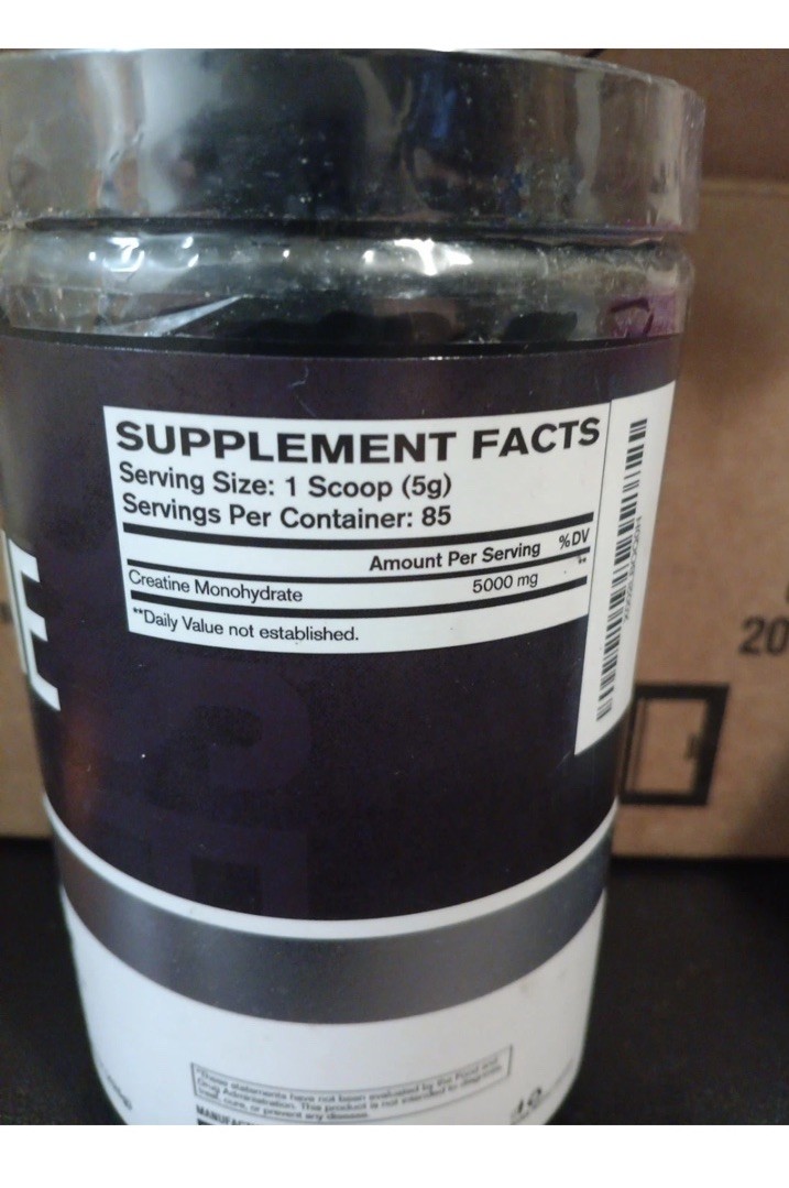 Jack factory creatine monohydrate 5000 mg per serving 85 servings 12/25