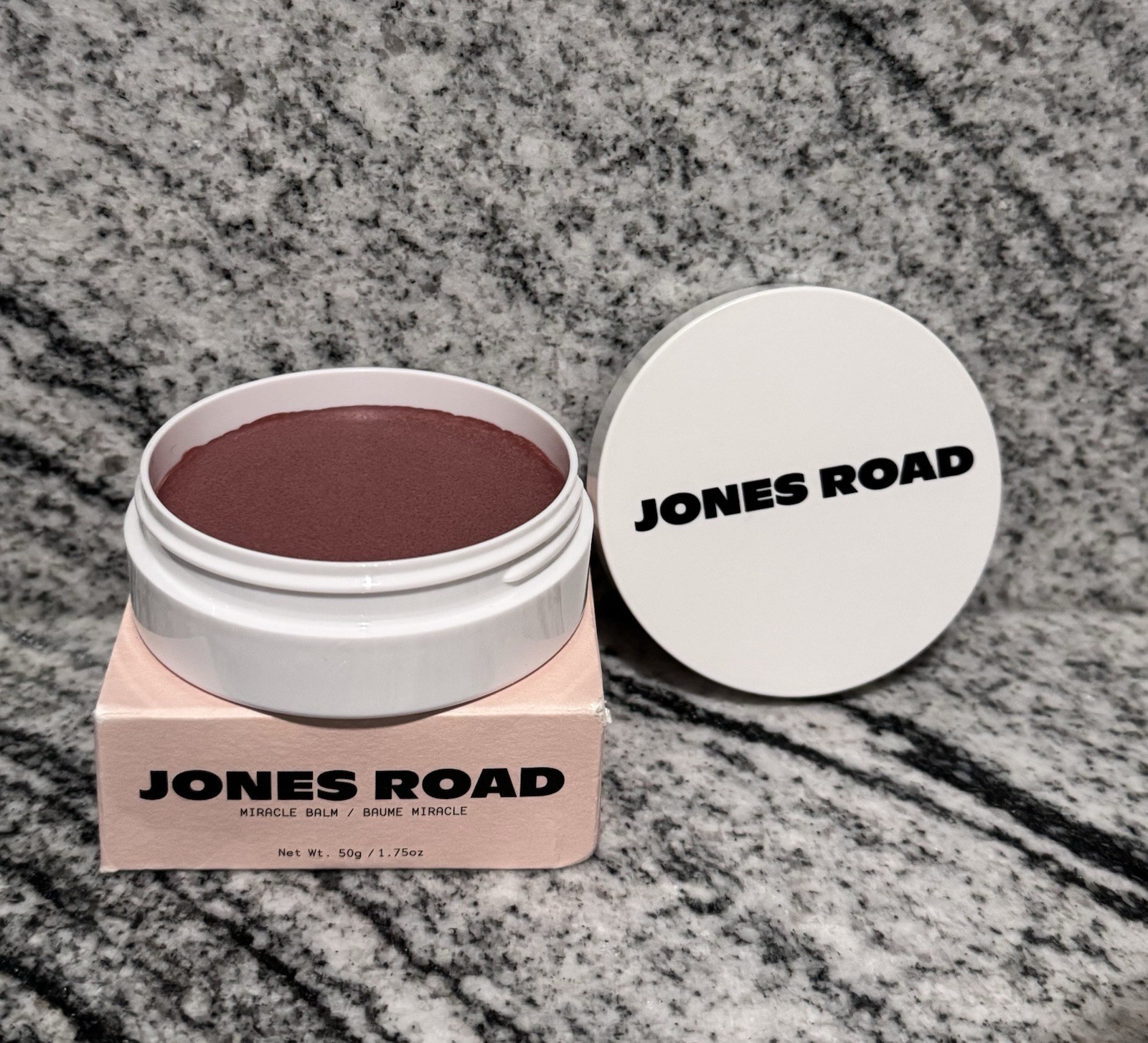 Jones Road Miracle Balm Full Size Face Hydrating Glow Balm, Dusty Rose, New