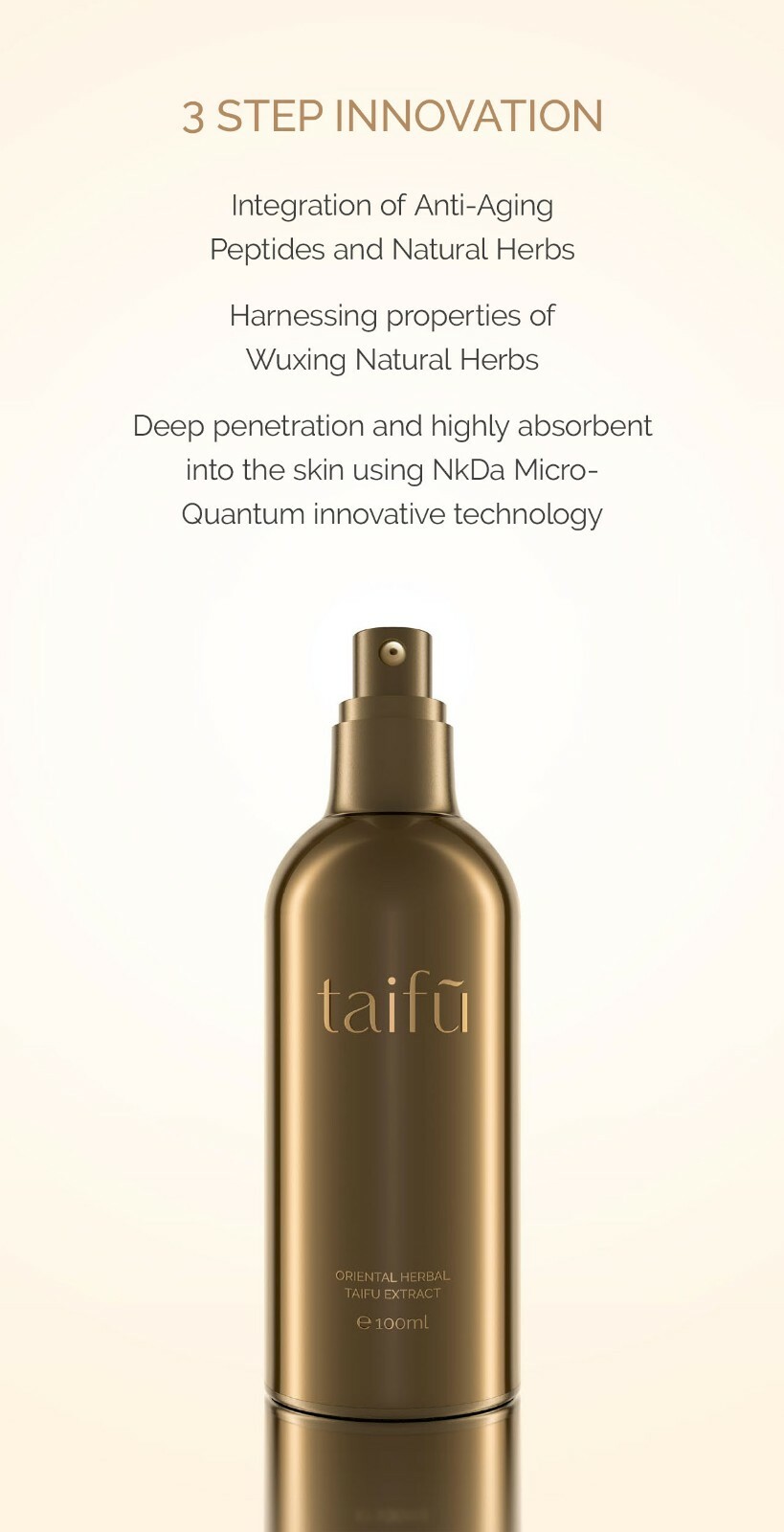Taifu Skincare Spray Beauty Toner Herbal Skin Rejuvenating Serum