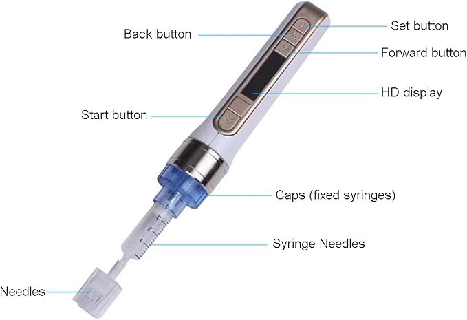 Elitzia portable handheld mesotherapy pen 3D quantum filler for face and body