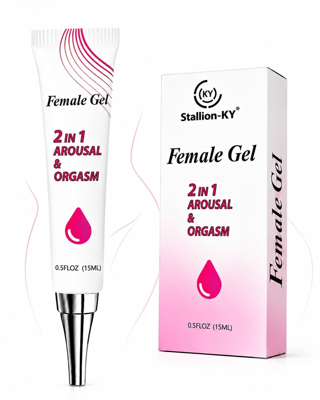 Intense Arousal Gel for Women – Fast Orgasmic Pleasure Booster, 15ml Travel Size