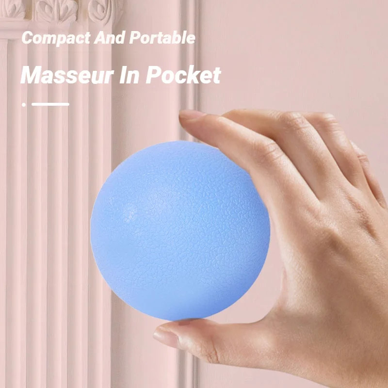 TPE 6CM Fascia Ball Deep Tissue Muscle Relaxation Exercise Sports Fitness Yoga M
