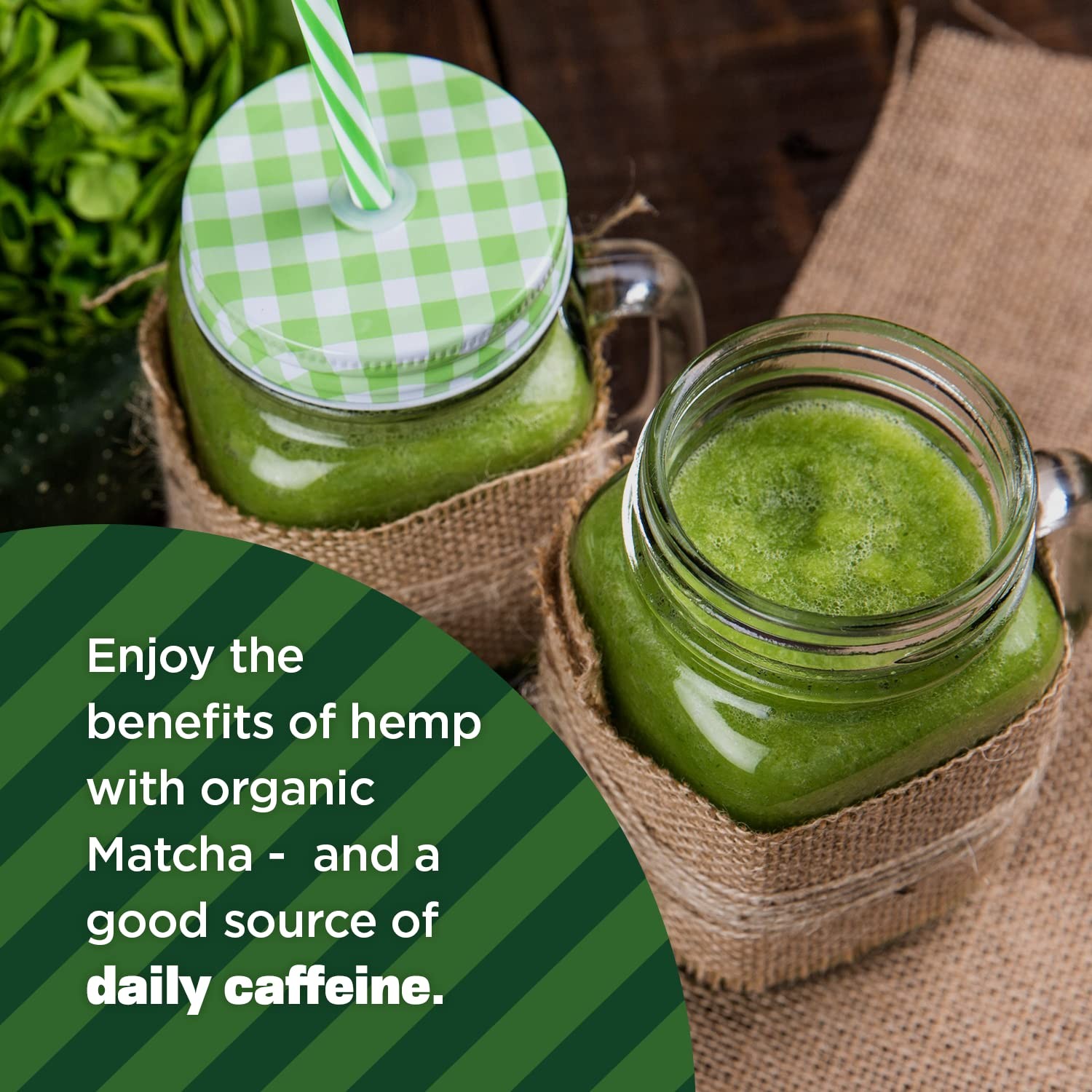 Manitoba Harvest Organic Hemp And Matcha Powder 5.5 Oz Energy 6G Of Protein 2G