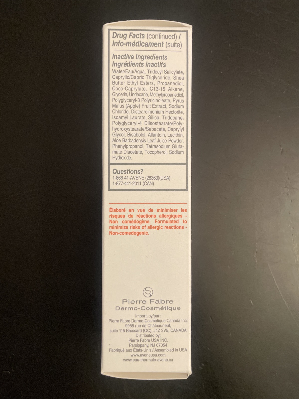 Avene Hydrance SPF 30 Moisturizing Sunscreen Lotion 1.3fl.oz Exp12/25 #903
