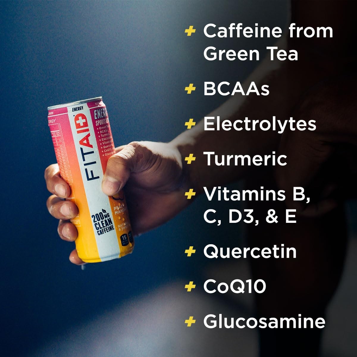 LIFEAID FITAID Energy Drink 200mg Natural Caffeine Keto 15 Calories Variety P…