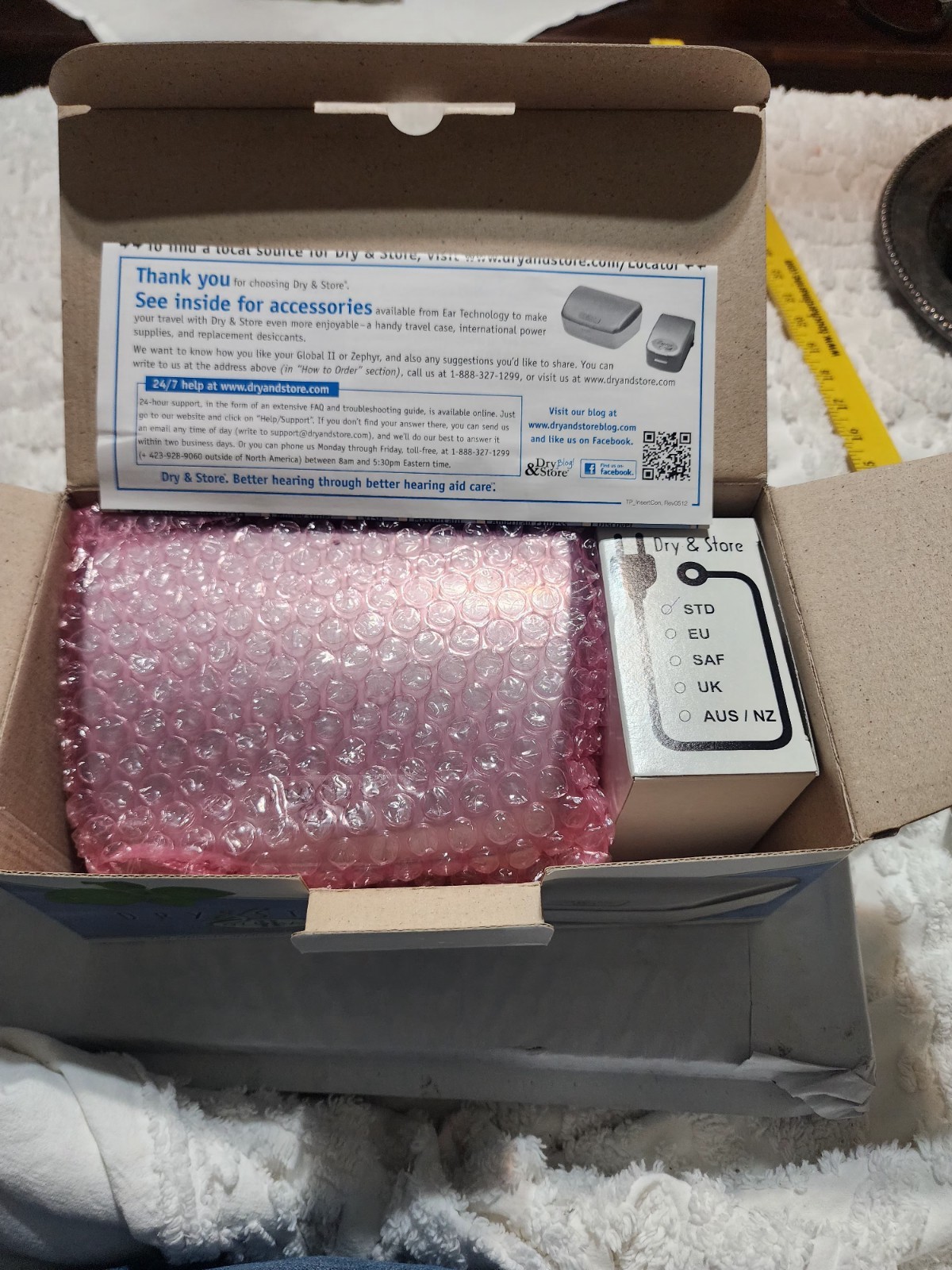 Dry & Store Global II Hearing Instrument Dehumidifier Model TRG-AA (G2)