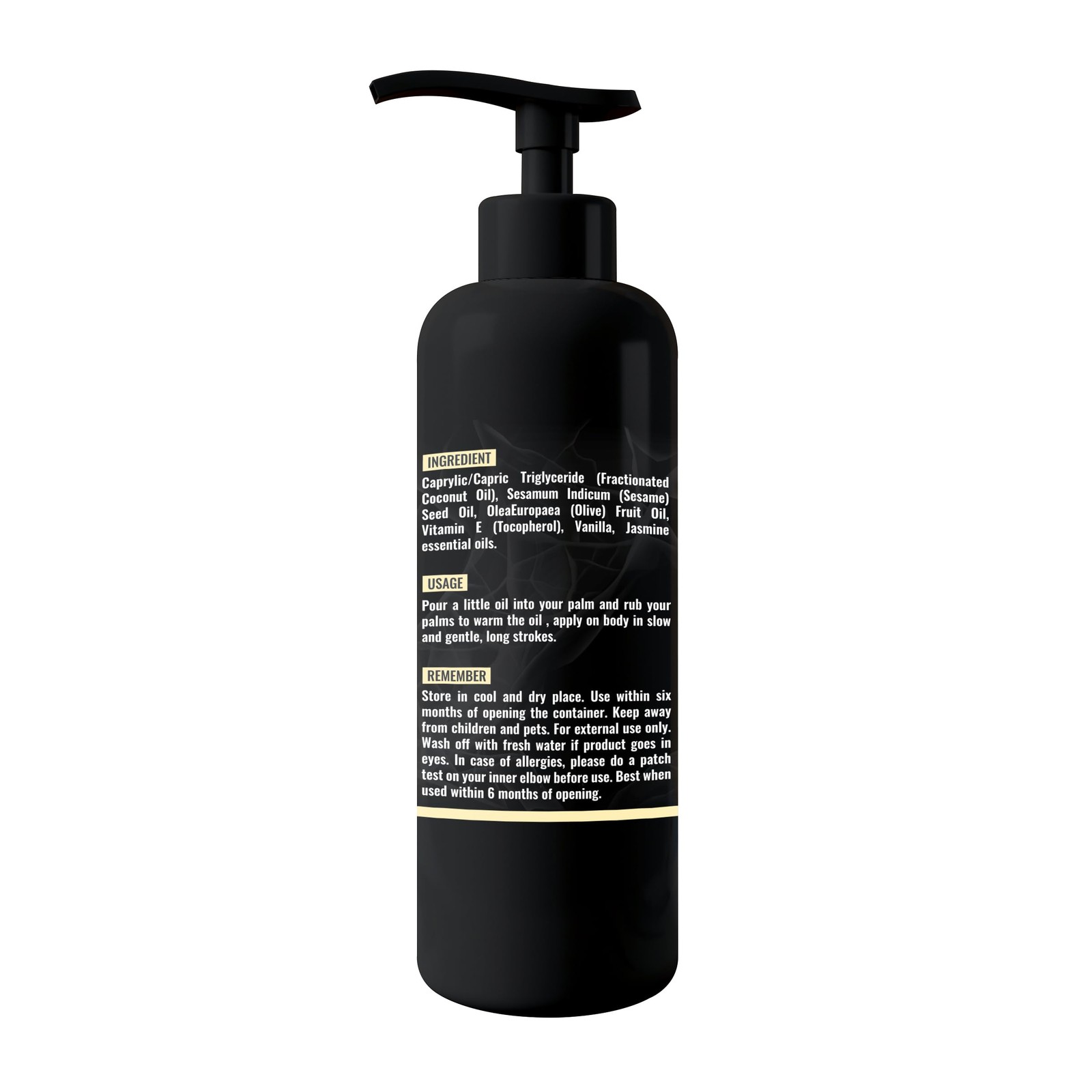 Dude’S Love Organic – Vanilla Edible Full Body Massage Oil – No Stain