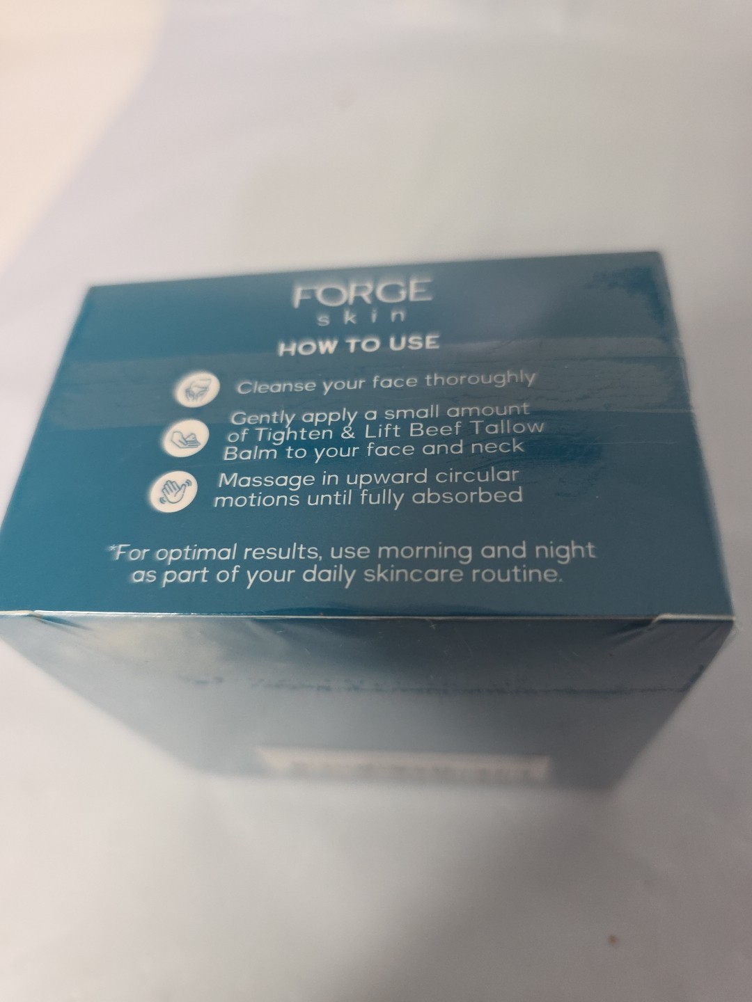Forge Skin Women Tighten & Lift Beef Tallow Balm Moist Face &Neck 1.7 oz. A