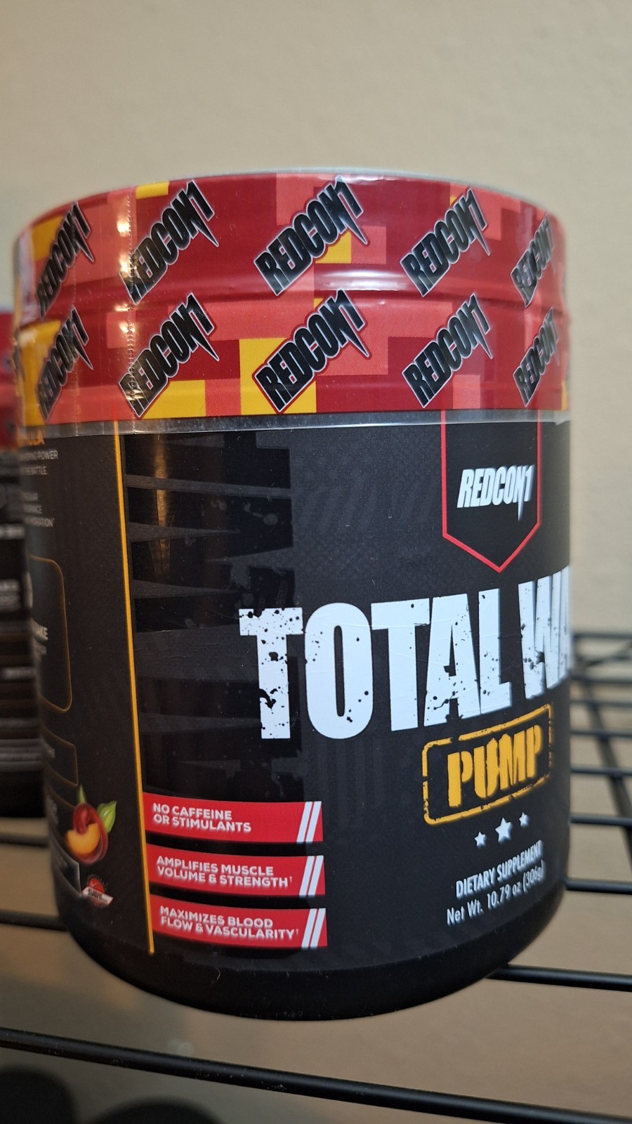 REDCON1 Total War PUMP Stimulant-free Preworkout,Plum Fusion,40 Serv,07/2027✨