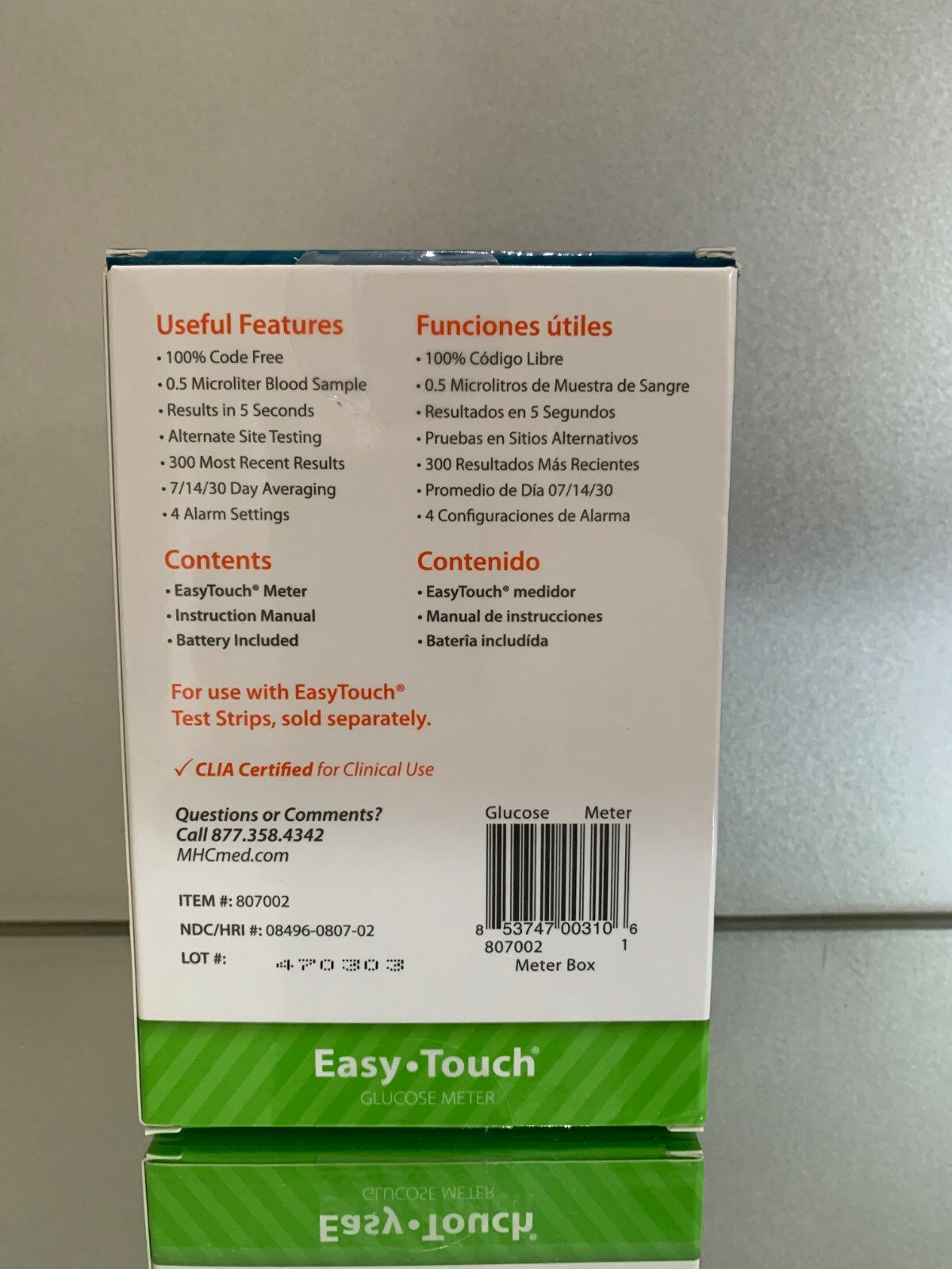 Easy Touch Blood Glucose METER KIT PLUS 50 STRIPS EXP 05/2025 FREE SHIPPING