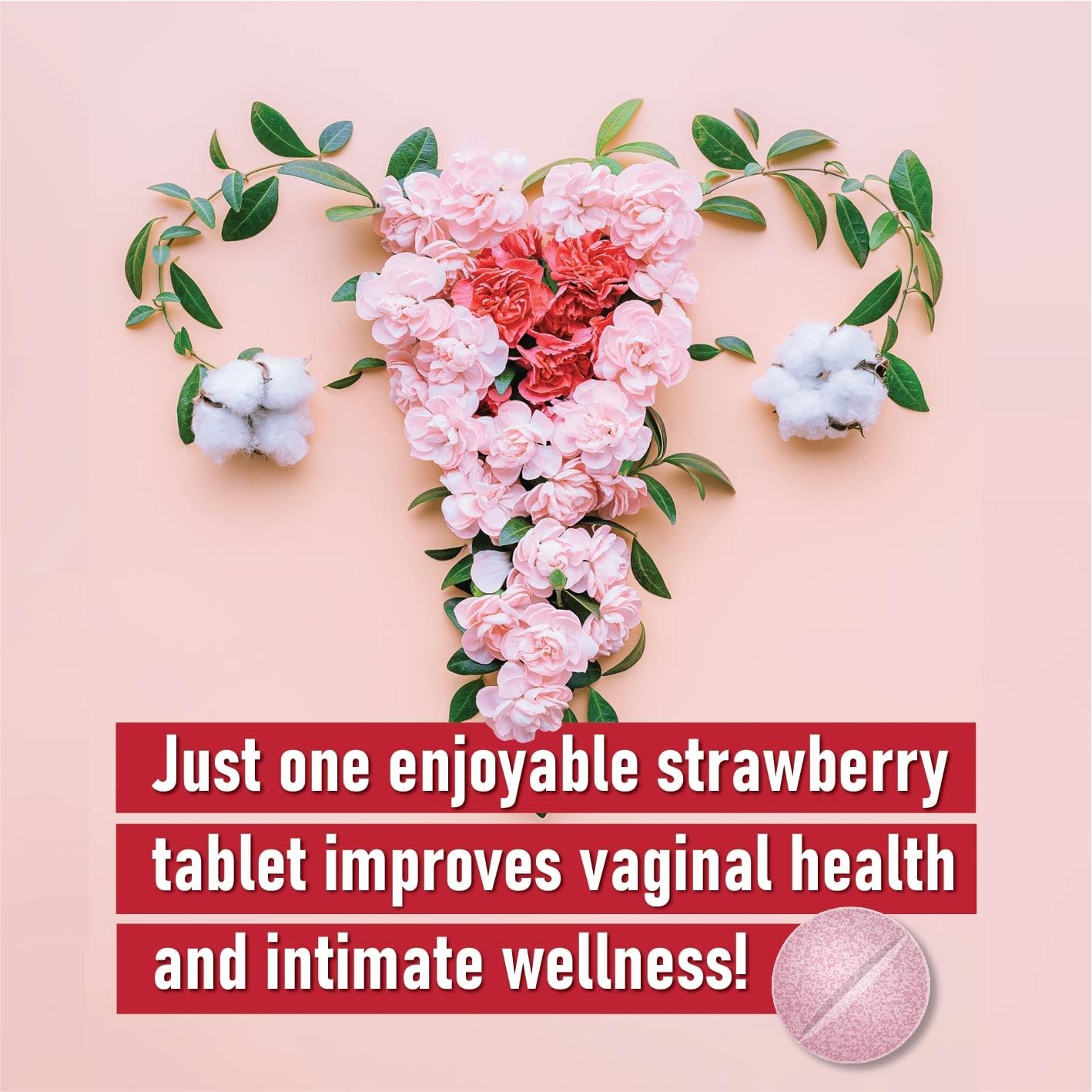 World’s First Chewable Female Vaginal Probiotics 10 Billion CFU + Organic P…