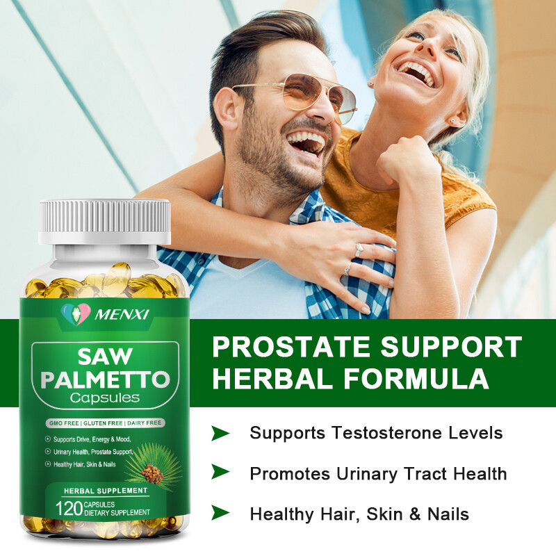 Saw Palmetto Capsules – Prostate Health Support & DHT Blocker for Men’s Care