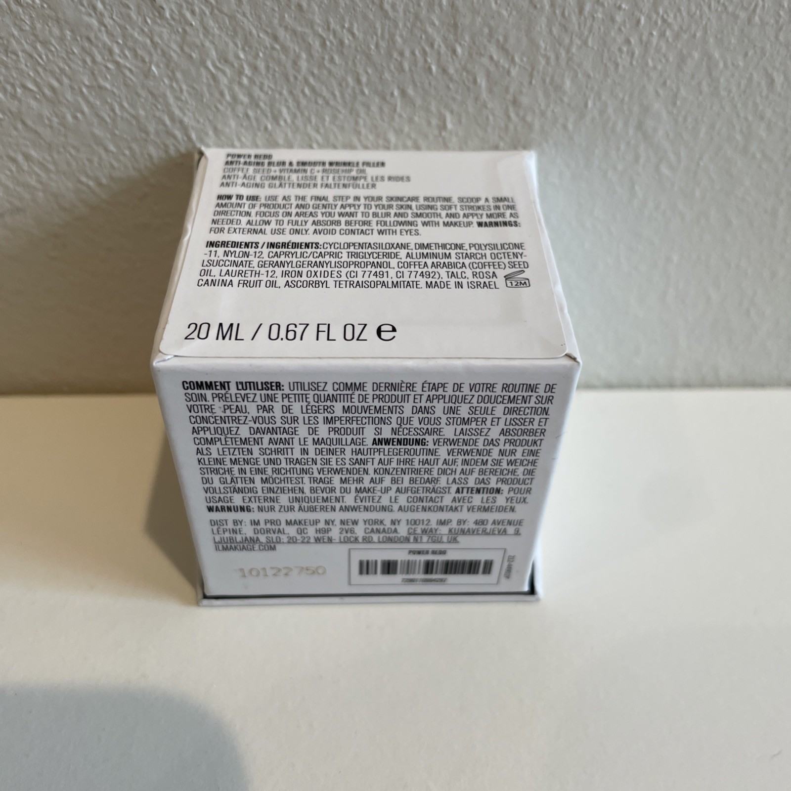 IL MAKIAGE POWER REDO ANTI AGING BLUR & SMOOTH WRINKLE FILLER 0.67 OZ New Sealed