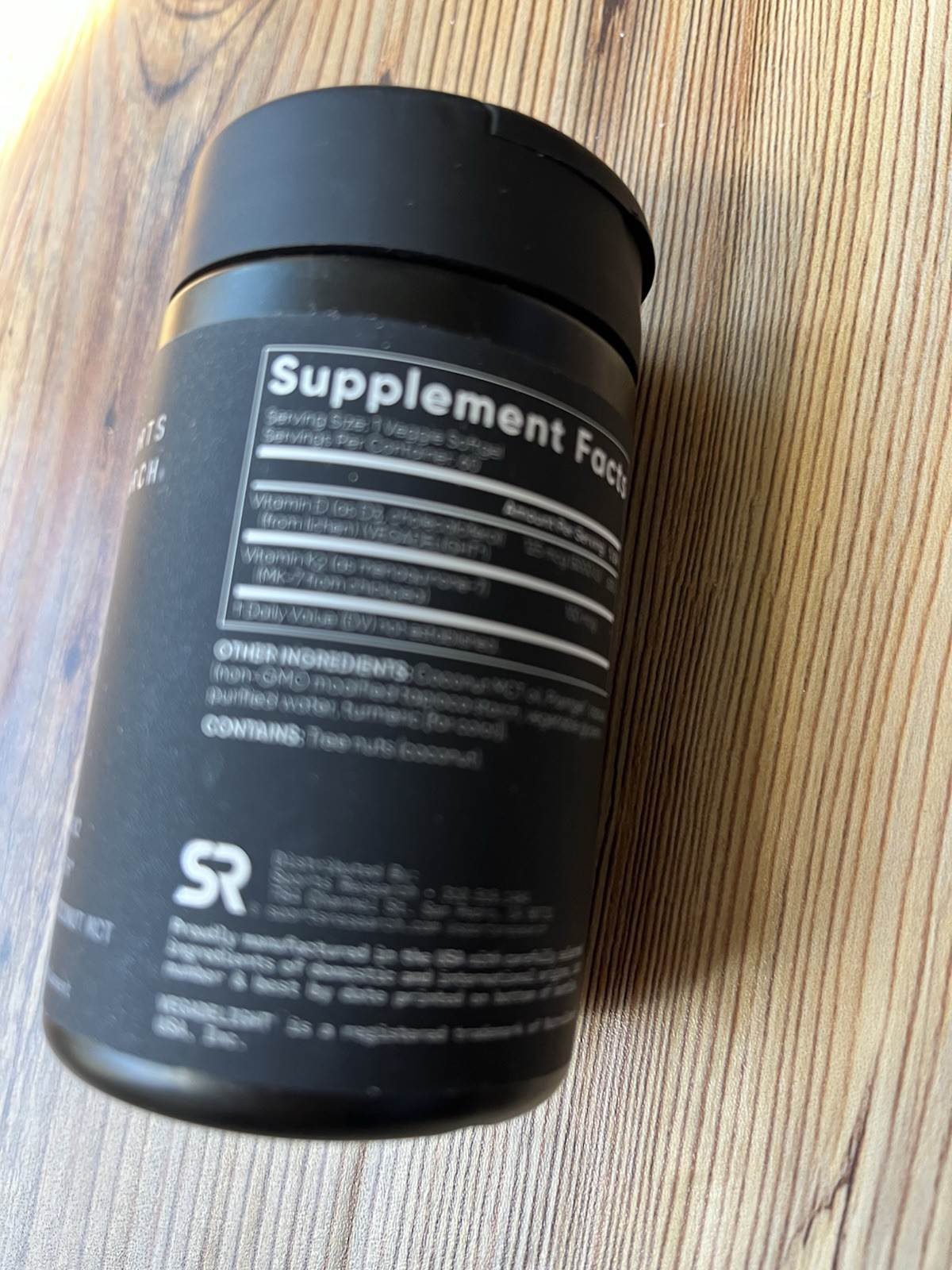 Sports Research, Vitamin D3 + K2, Plant Based, 60 Veggie Softgels