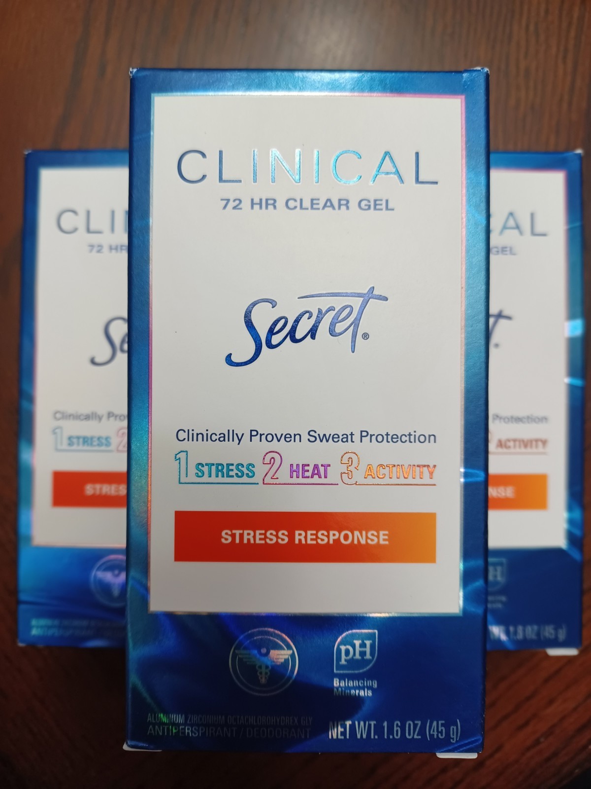 3x Secret Clinical Strength Antiperspirant Gel Deodorant for 1.6 Oz Exp. 05/2027