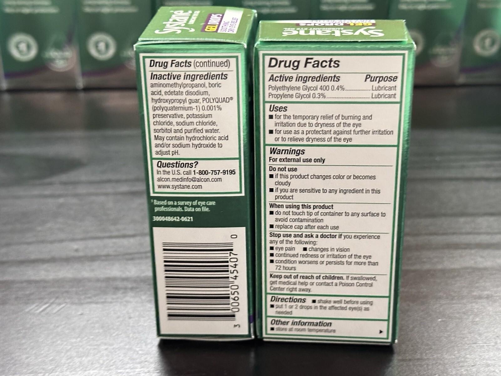 EXP 11/2026~7 boxes SYSTANE 0.33 fl/oz LONG LAST day/night gel drop Lubricant