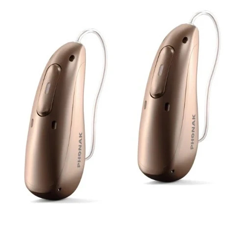 Phonak Audeo Sphere Ultra Infinio I90 PAIR Chestnut + Free Charger-USA Seller