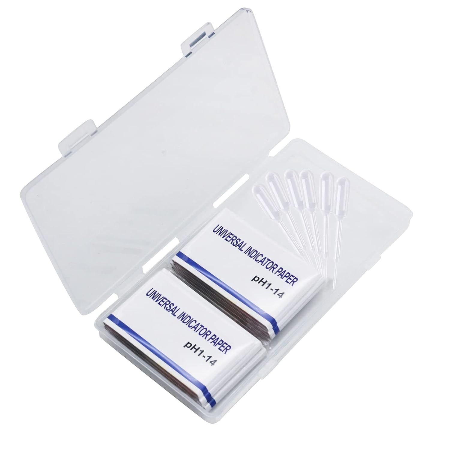 6 Pack pH Test Strips, 480 Strips Full Range 1-14 Universal pH Test Litmus Paper