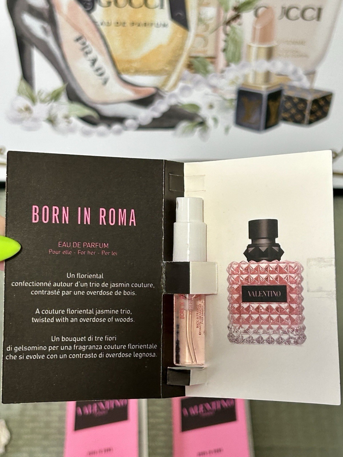 Valentino Donna Born In Roma Perfume Samples- 3Pcs