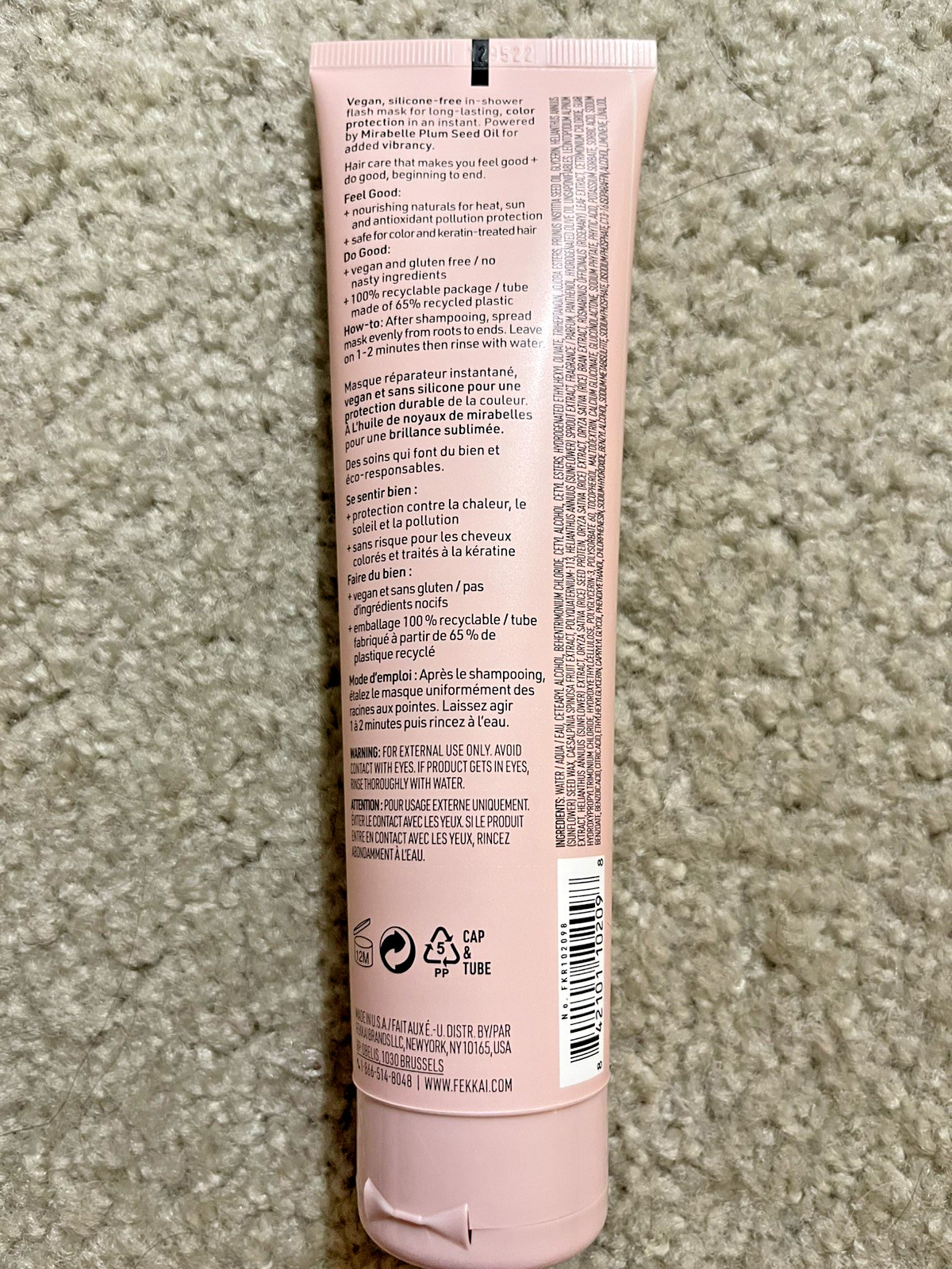 Fekkai Color Protect Hair Mask Technician Flash Treatment 150 mL Sealed