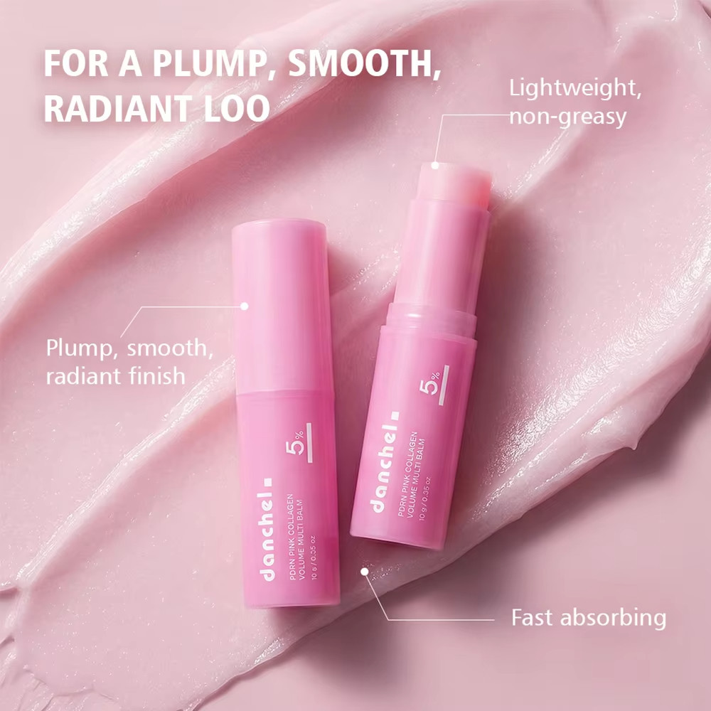 PDRN Pink Collagen Volume Multi Balm 10g Hydrating Firming Wrinkle Care Stick