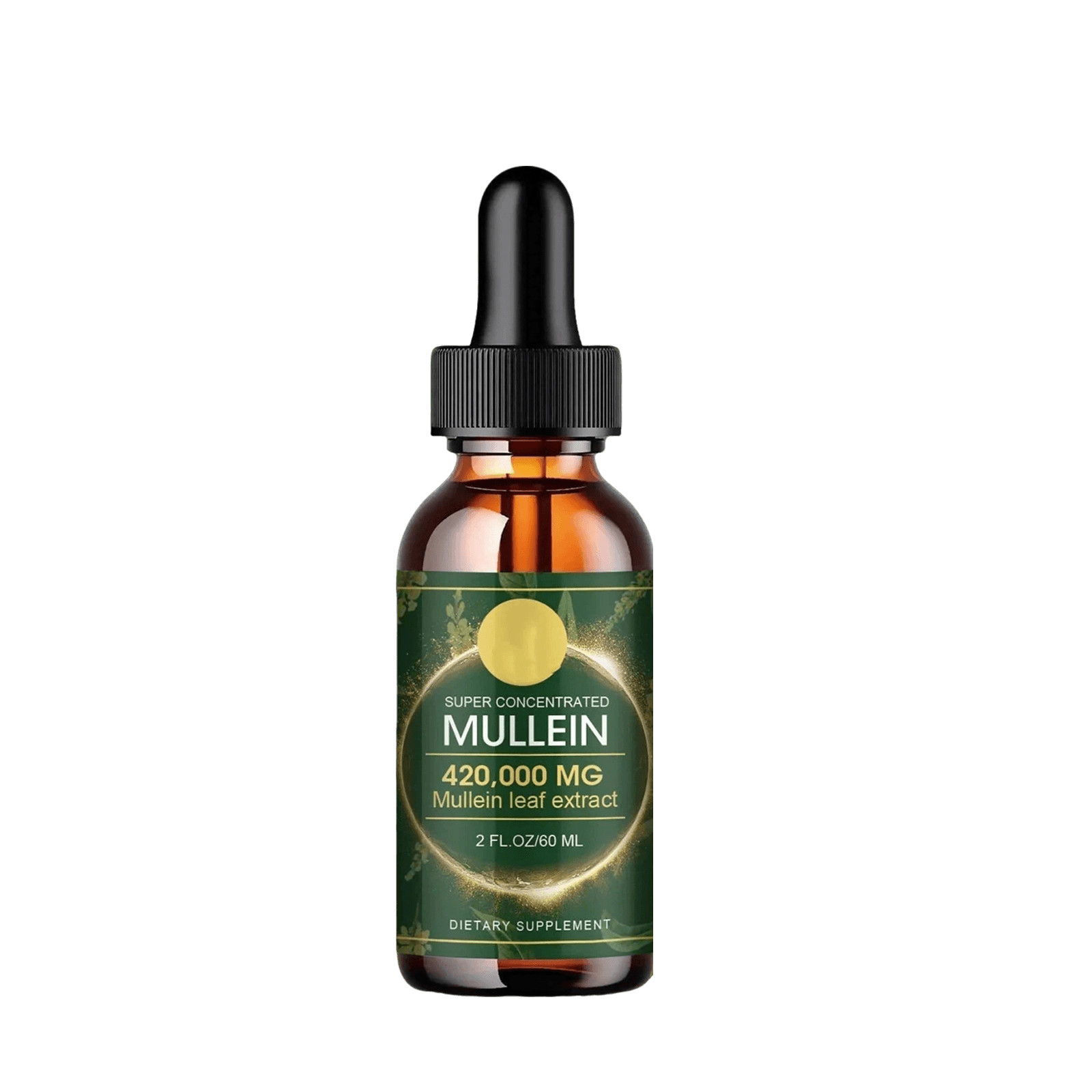 Mullein Leaf Extract Super Concentrated 420,000 MG 2 FL.OZ/60 ML Lung Cleanse G