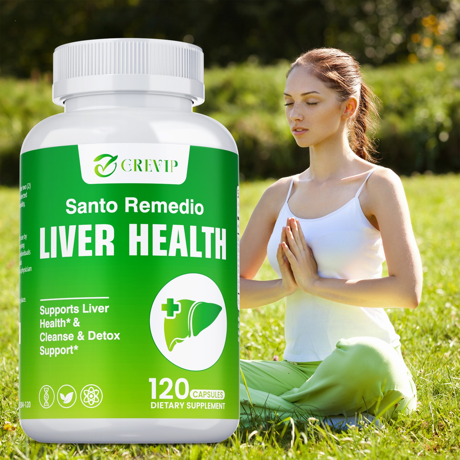 Liver Health Supplement 120pcs – Colon Cleanse,Promotes Digestion and Absorption