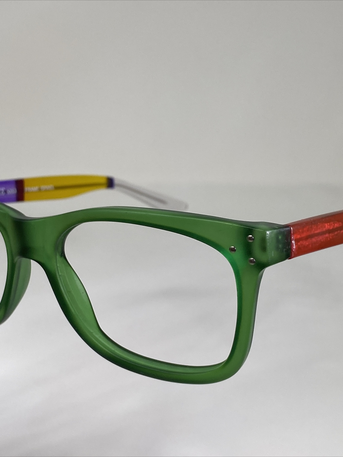SEE 5053 Israel Hand Painted Green/Multicolor Eyeglasses Frame 55-19-140