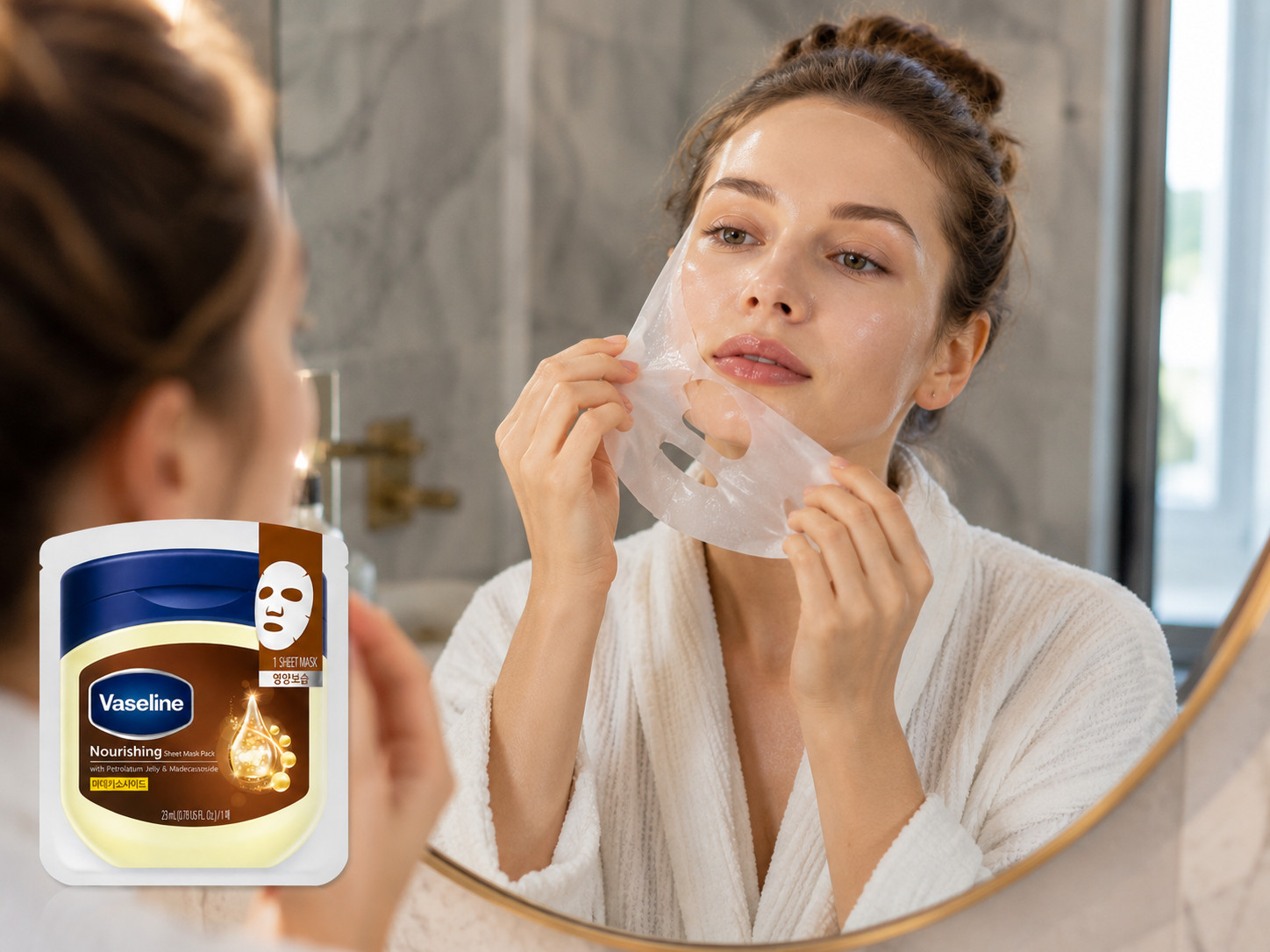 Vaseline Nourishing Sheet Mask 10 Pack Korean Face Mask Madecassoside