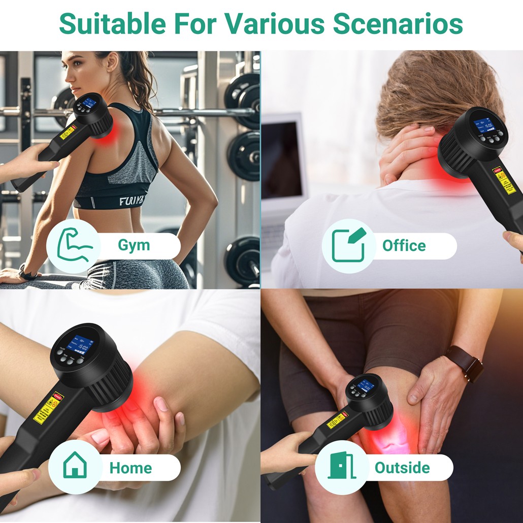 Non-invasive Laser Therapy 650nm 808nm Red Light Physiotherapy Device for Pain