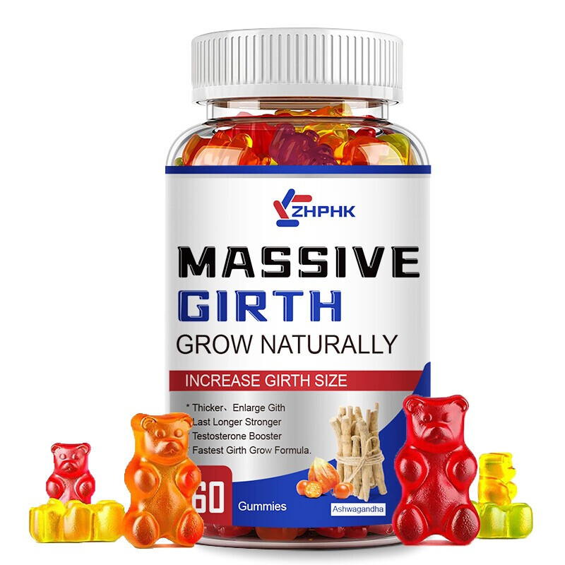 Male Enhancement Gummies Booster & Thicker Last Longer Stronger Bigger 60 Gummy
