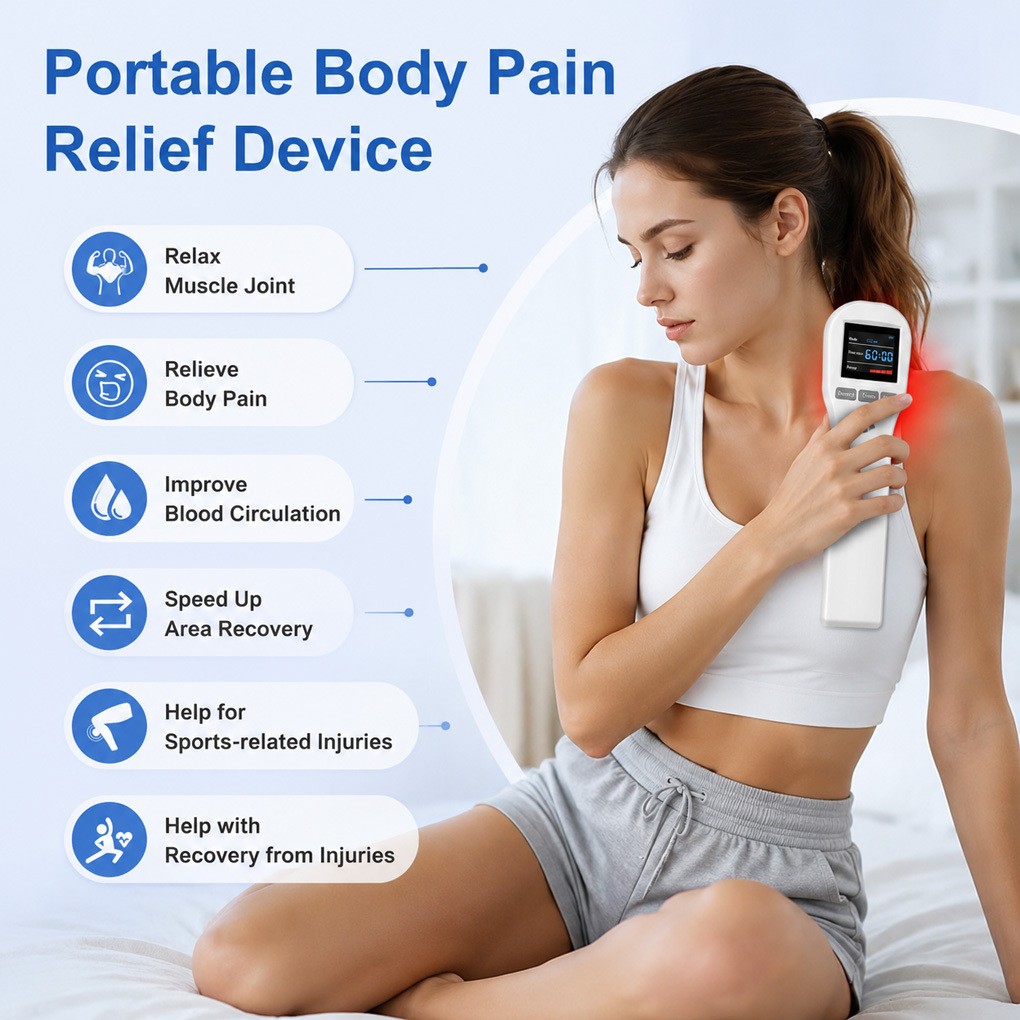 650nm 808nm LLLT Cold Laser Machine for Arthritis Muscle Pain Pets Home Use