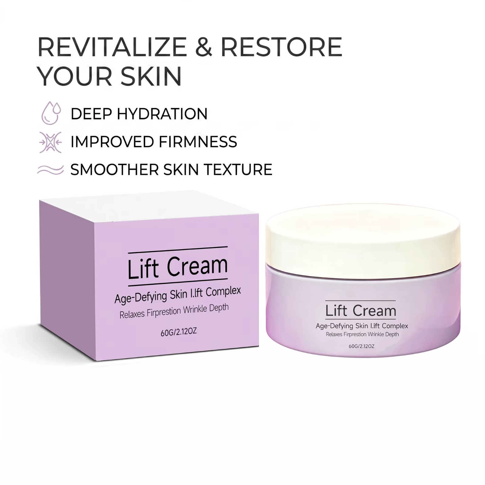 Noor/life Wonder Lift Cream Anti-Wrinkle Firming Anti-Aging Skin Care 60ML