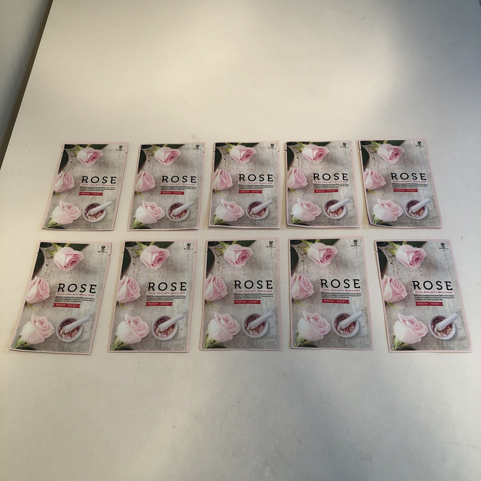 24M Miracle Facial Mask With Whole Rose 10-Pack