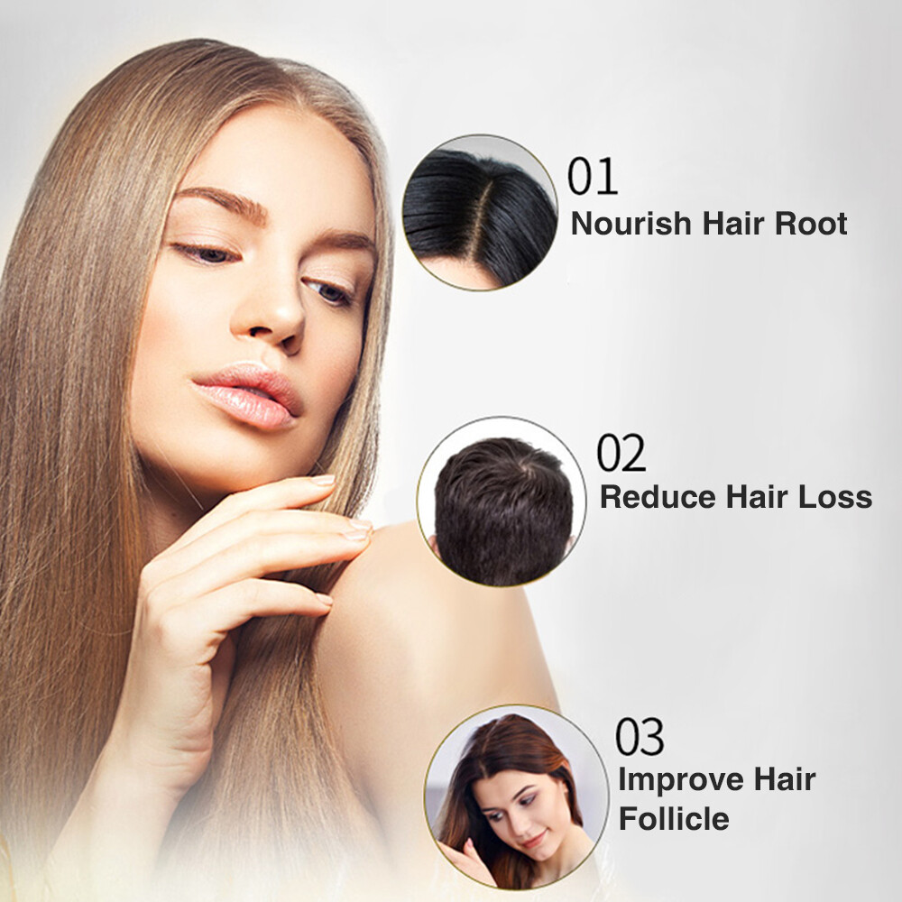 Herbal Ginger Hair Growth Spray Anti Hair Loss Treatment Dense Regrowth Essence.