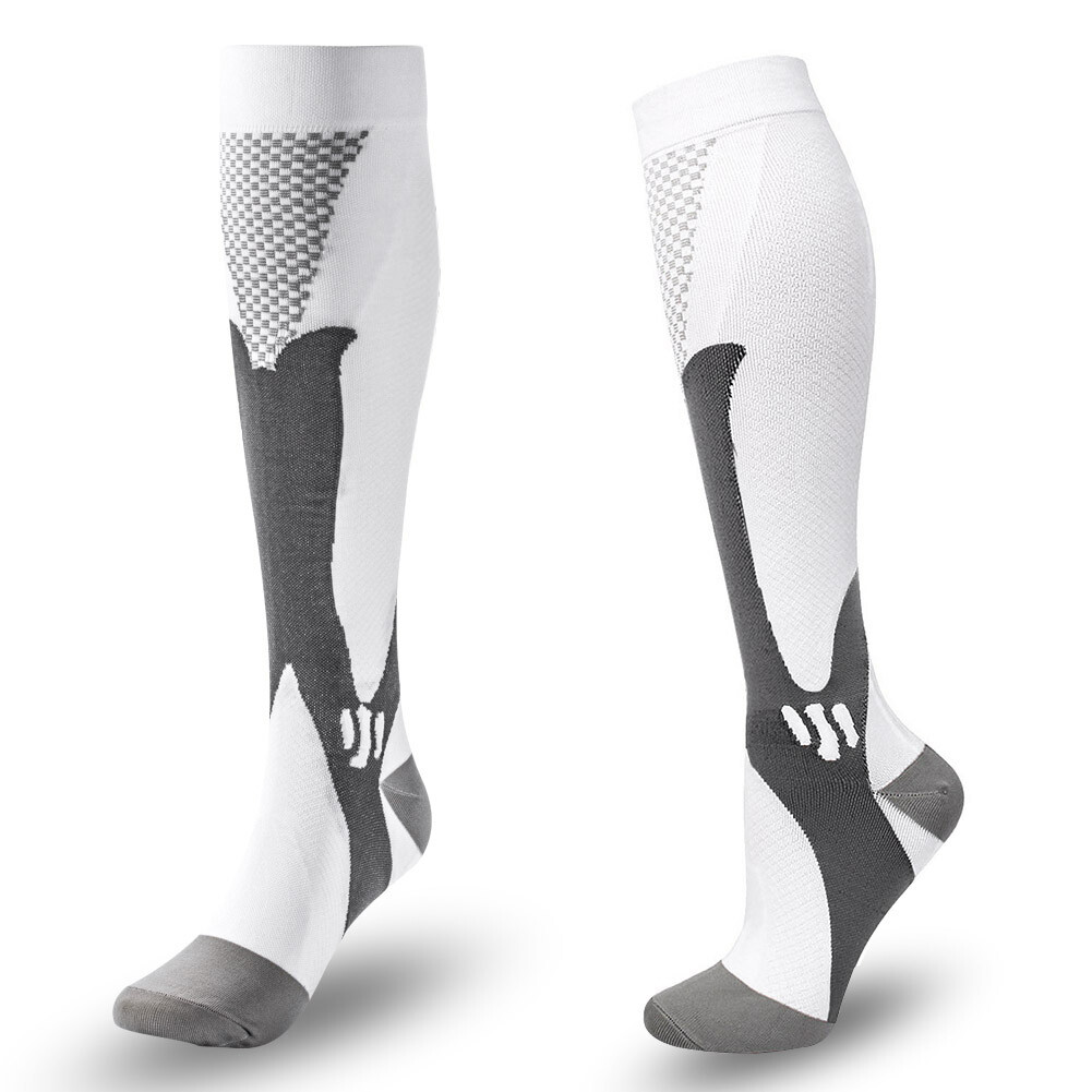 2Pair Medical Sport Compression Socks for Men&Women, 20-30mmhg Run Nurse Socks