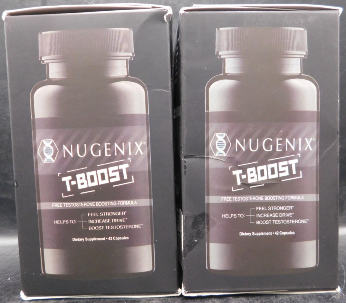 2 Pk Nugenix T Boost Testosterone Booster 42 Caps Ea Exp: 8/26 New & Sealed