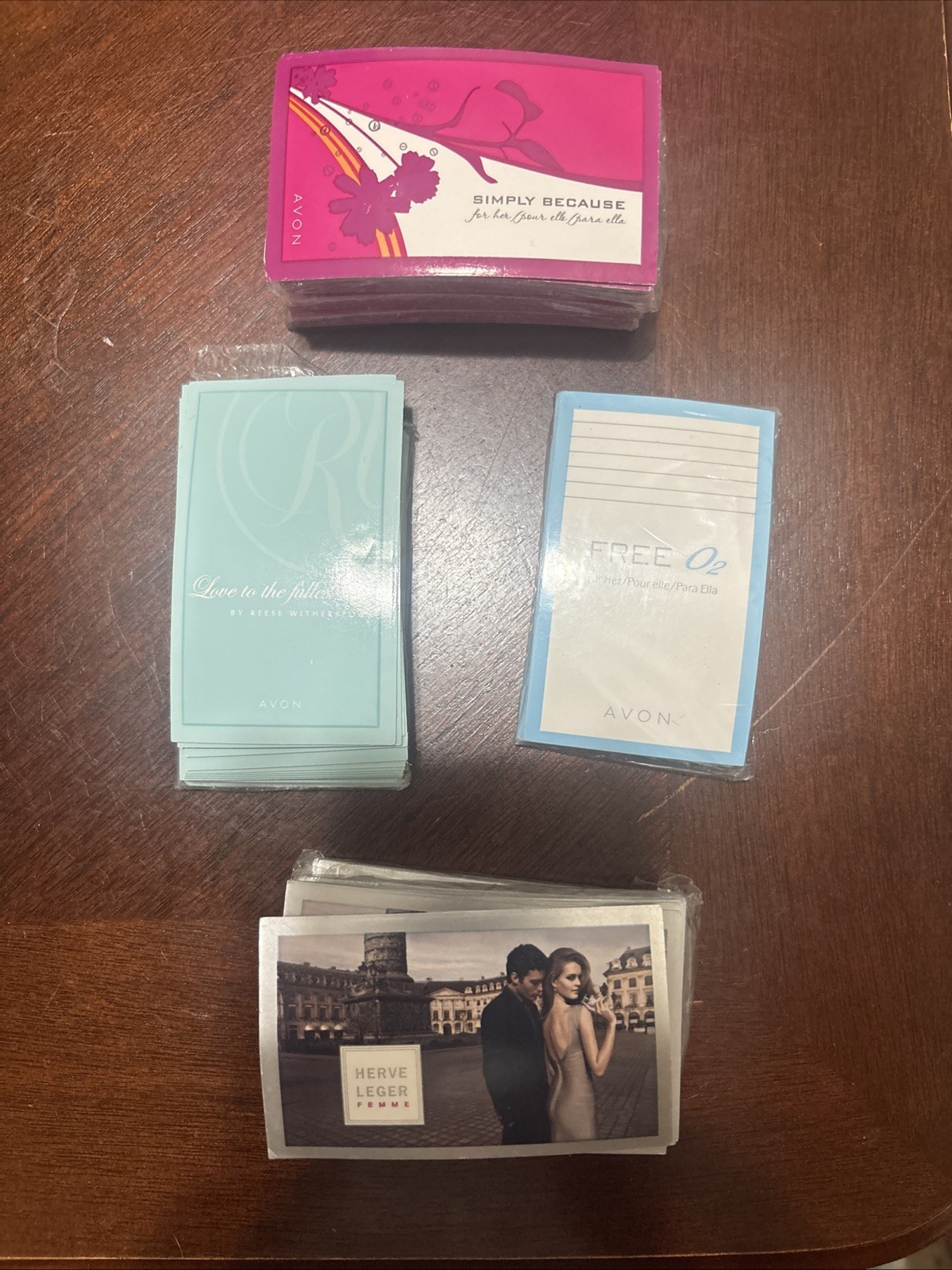 Perfume Sample Lot Free O2, Reese Witherspoon, Herve Leger, Simply Because