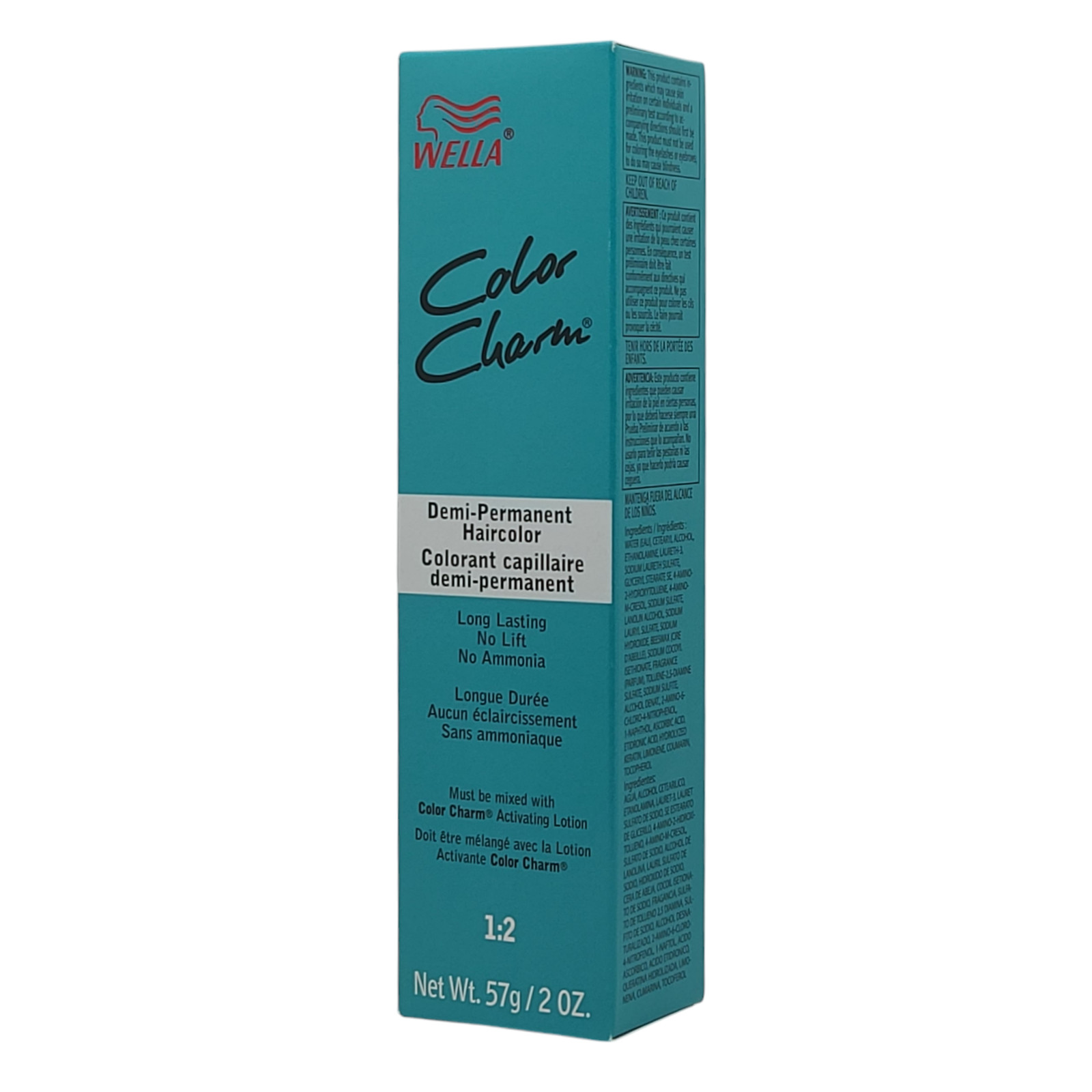6 Pack Wella Color Charm Permanent Gel Hair Color 6RV 6/45 Fiery Red – 2 oz