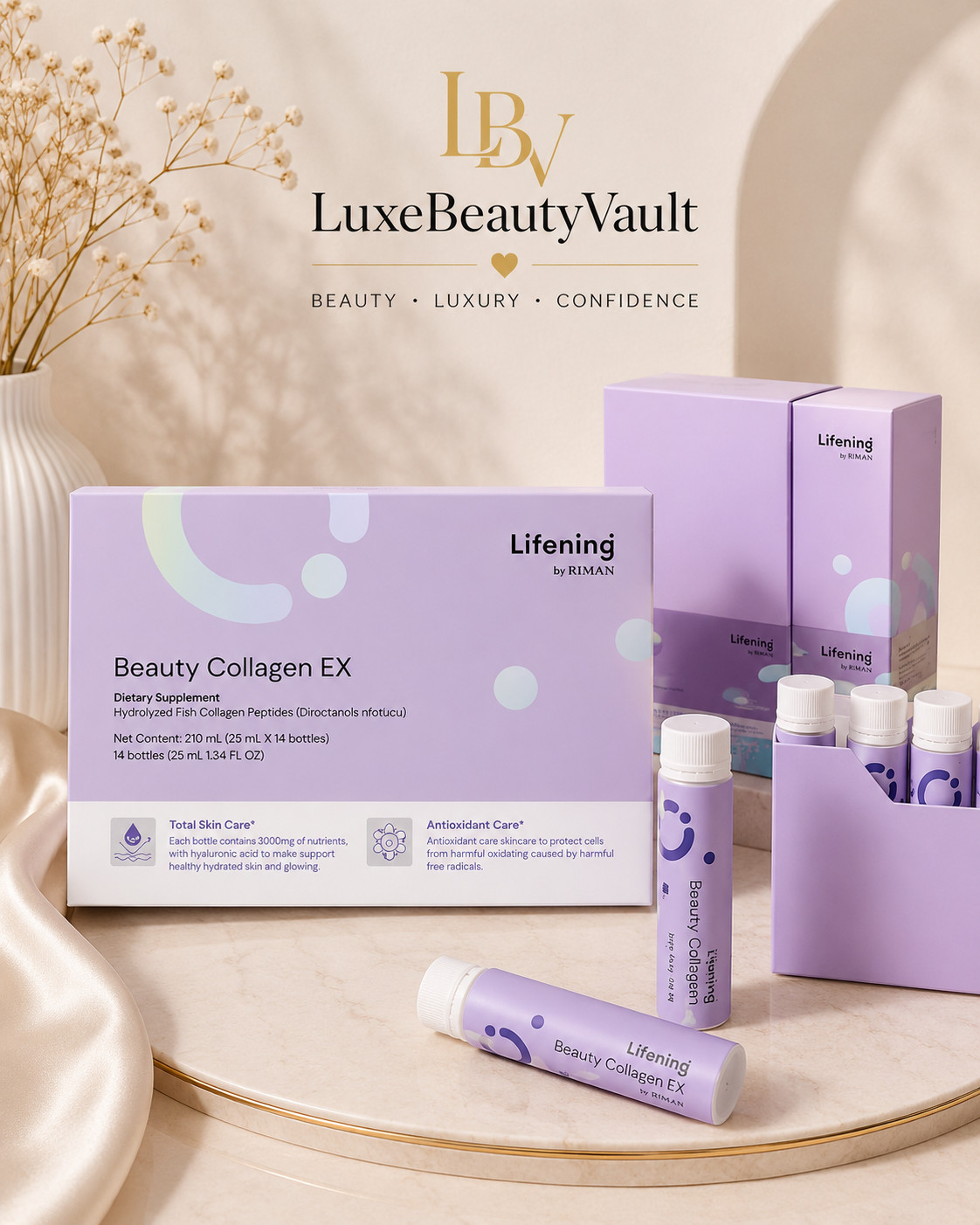 LIFENING Beauty Collagen EX (RIMAN) 700 ml / 28 serving