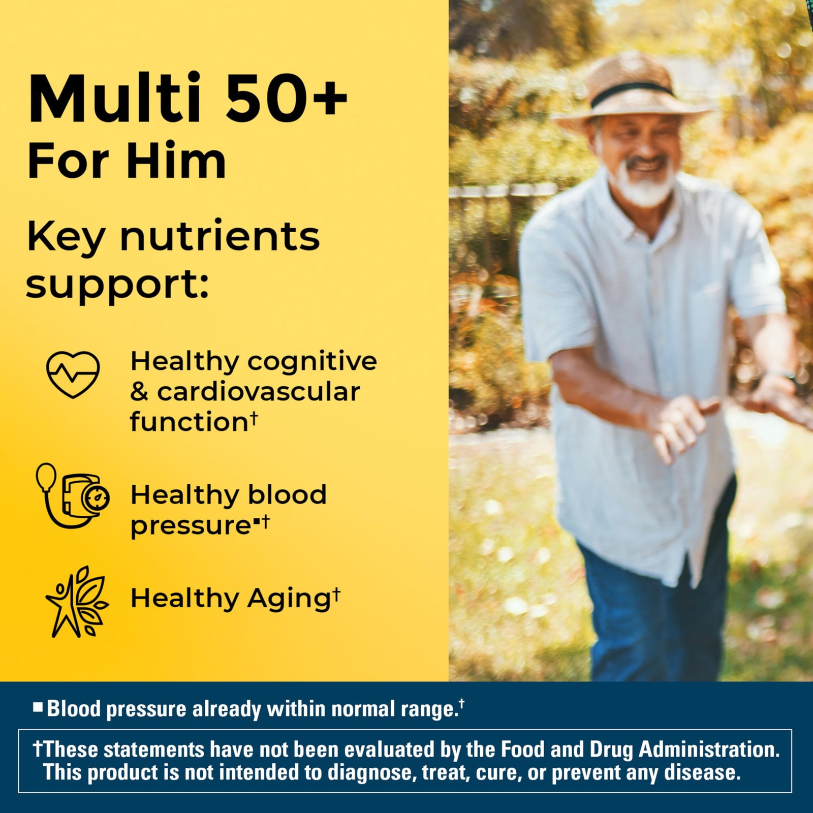 Nature Made Multivitamin for Men Over 50, Mens Multivitamins 50 Plus, Daily…