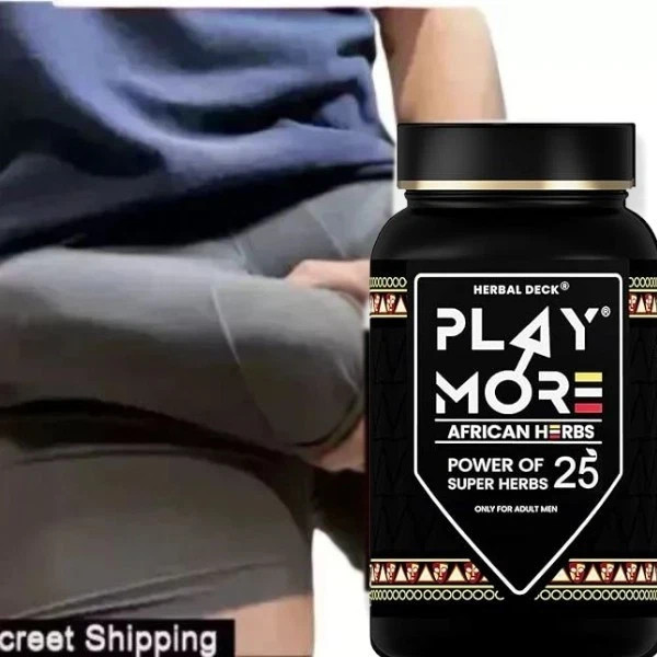 African Herbal Play More Powder Mens Energy Vitality and Health Support
