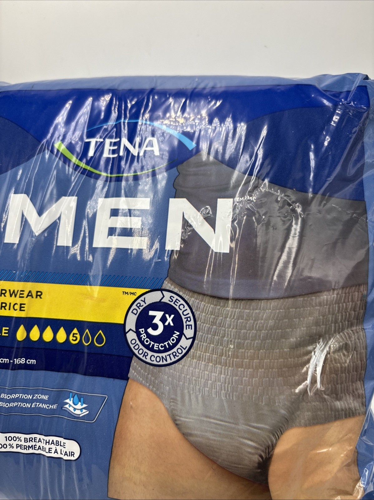 TENA Protective Adult Men’s Incontinence Disposable Underwear Maximum, XXL 14 Ct