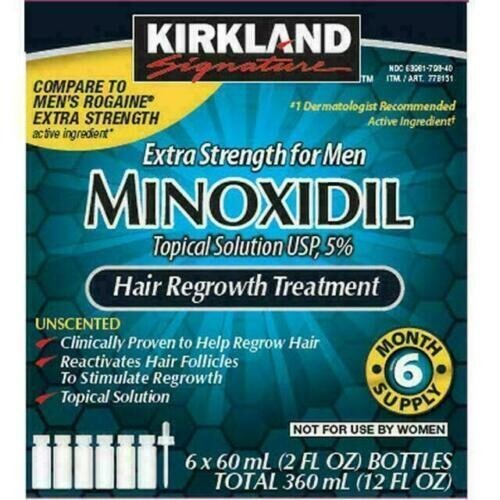 ✳️ Kirkland Minoxidil 5% Hair Regrowth Treatment AUTHENTIC Exp 03/2025✳️