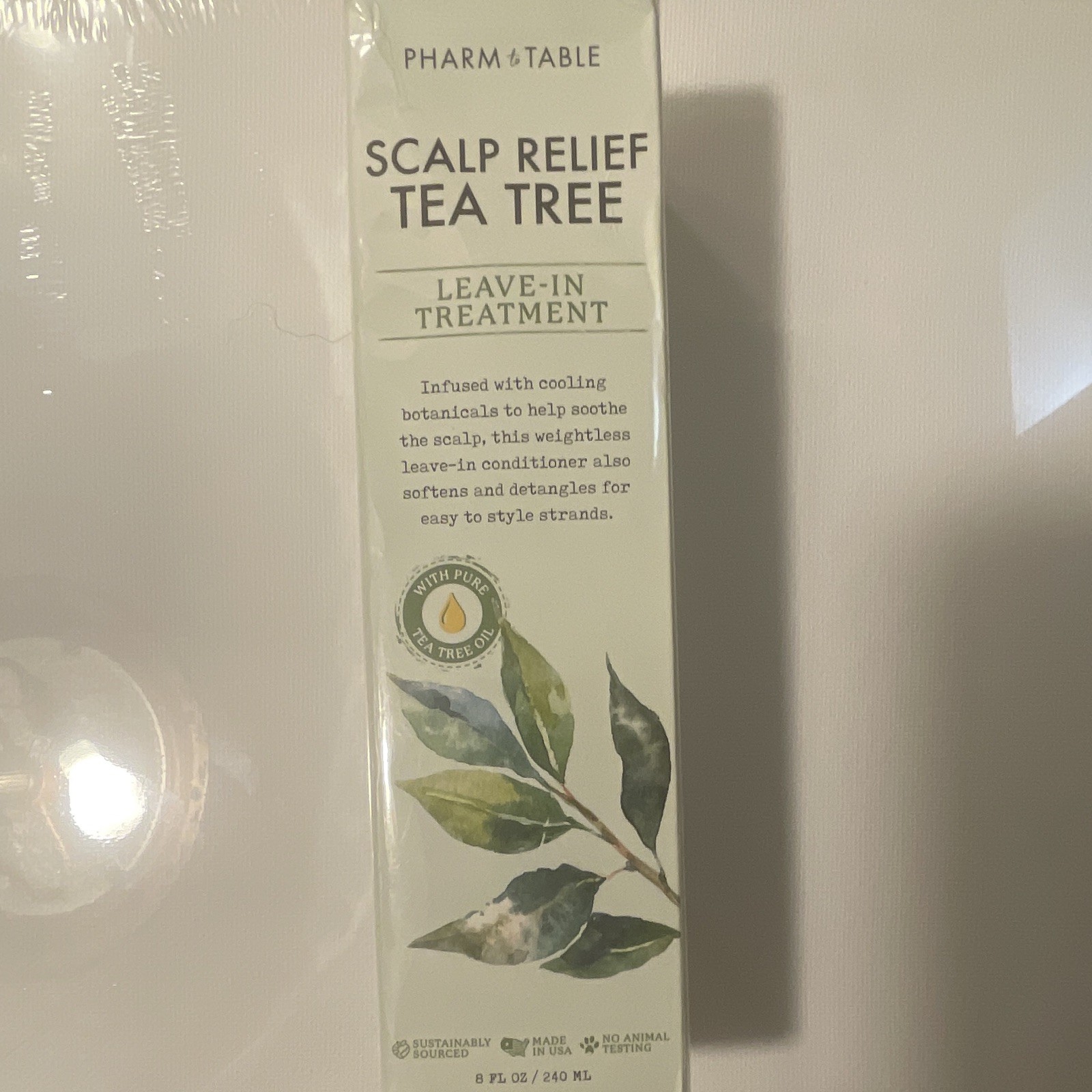 Pharm to Table Scalp Relief Tea Tree Leave-In Treatment, 8 fl oz / 240 mL